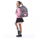Рюкзак школьний GoPack Education Fluffy Heart GO26-175M-4