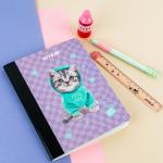 Блокнот с магнитной закладкой Kite Studio Pets SP25-192, А5, 60 листов, клетка