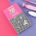 Блокнот на магніті Kite Aggretsuko AR24-092, 60 аркушів, клітинка