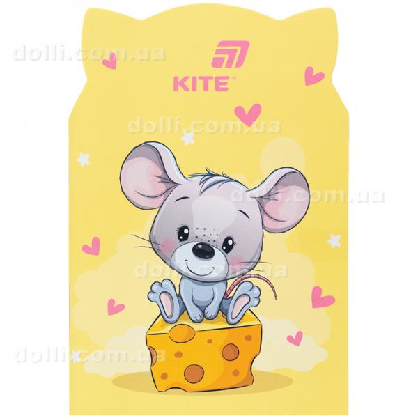 Блокнот Kite Cheese Mouse K25-461-4, 48 аркушів, клітинка