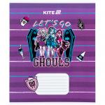 Тетрадь школьная Kite Monster High MH25-235, 12 листов, косая линия