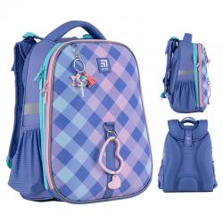 Рюкзак школьный каркасный Kite Education Purple Chequer K24-531M-2