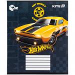 Зошит шкільний Kite Hot Wheels HW25-235, 12 аркушів, коса лінія