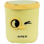 Настольный контейнер для мусора Kite K24-011-2, желтый