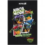 Блокнот Kite Ninja Turtles NT25-193-2, термобиндер, A5, 64 листа, нелинованный