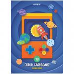 Картон кольоровий односторонній Kite K23-1255, А4