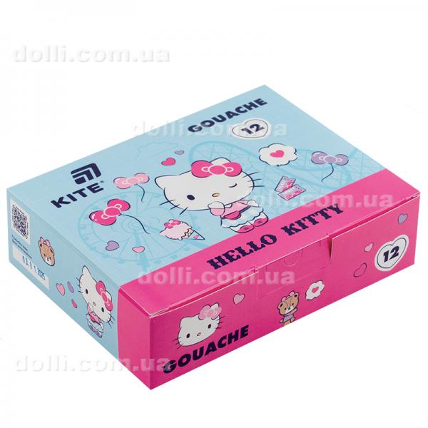 Гуаш Kite Hello Kitty HK25-063, 12 кольорів