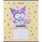 Тетрадь школьная Kite Kuromi HK24-235-2, 12 листов, в косую линию