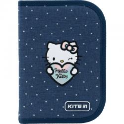 Пенал без наполнения Kite Hello Kitty HK22-621 , 1 отделение, 1 отворот