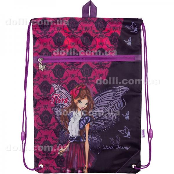 Сумка для сменной обуви спортивной формы с доп. карманом Kite Winx fairy couture W18-601M