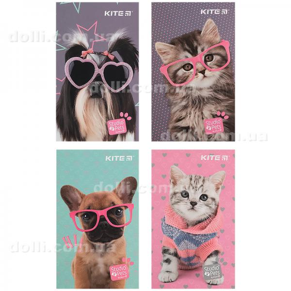 Блокнот-планшет Kite Studio Pets SP21-195, A6, 50 листов, нелинованный