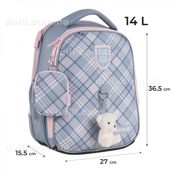 Рюкзак шкільний каркасний Kite Education College Line Girl K25-555S-6