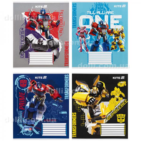 Зошит шкільний Kite Transformers TF25-235, 12 аркушів, коса лінія