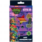Пластилин восковой Kite Ninja Turtles NT25-086, 12 цветов, 200 г