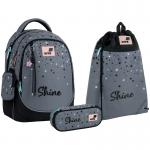 Шкільний набір Kite Education Shine SET_K26-700M-2 (рюкзак, пенал, сумка)