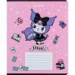Тетрадь школьная Kite Kuromi HK24-236, 18 листов, клетка