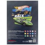 Бумага цветная двусторонняя Kite Hot Wheels HW21-250
