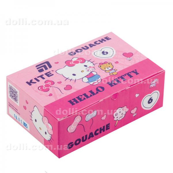 Гуаш Kite Hello Kitty HK25-062, 6 кольорів