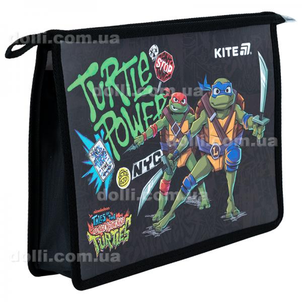 Папка на блискавці Kite Ninja Turtles NT25-428, A4+