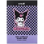 Картон кольоровий двосторонній Kite Kuromi HK24-255-2, А4
