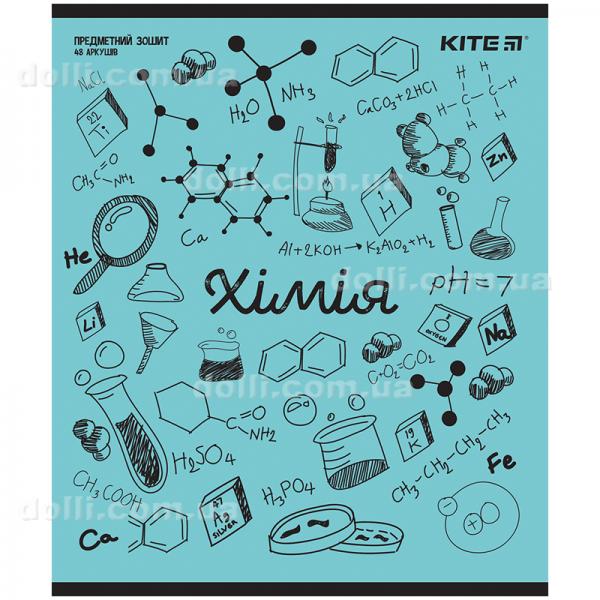 Зошит предметний Kite Sketch K24-240-22, 48 аркушів, клітинка, хімія