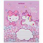 Зошит шкільний Kite Hello Kitty HK24-235-1, 12 аркушів, коса лінія
