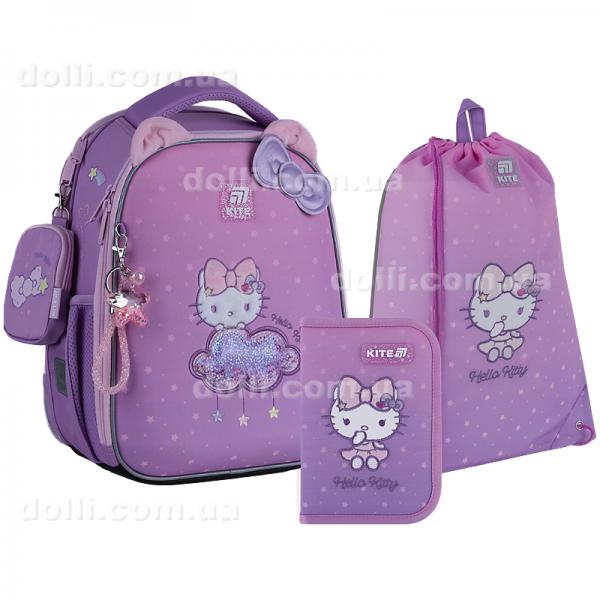 Школьный набор Kite Education Hello Kitty SET_HK25-555S (рюкзак, пенал, сумка)