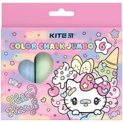 Крейда кольорова Kite Jumbo Hello Kitty HK24-073, 6 кольорів