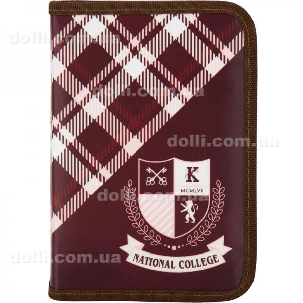 Пенал без наполнения школьный Kite College K17-621-3