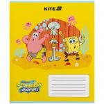 Зошит шкільний Kite SpongeBob SquarePants SB25-235, 12 аркушів, коса лінія