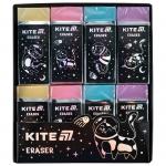 Гумка кольорова з глітером Kite Universe K24-144, асорті