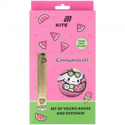 Набор бейдж на липучке и подвеска Kite Cinnamoroll CR26-3010, 2 шт.