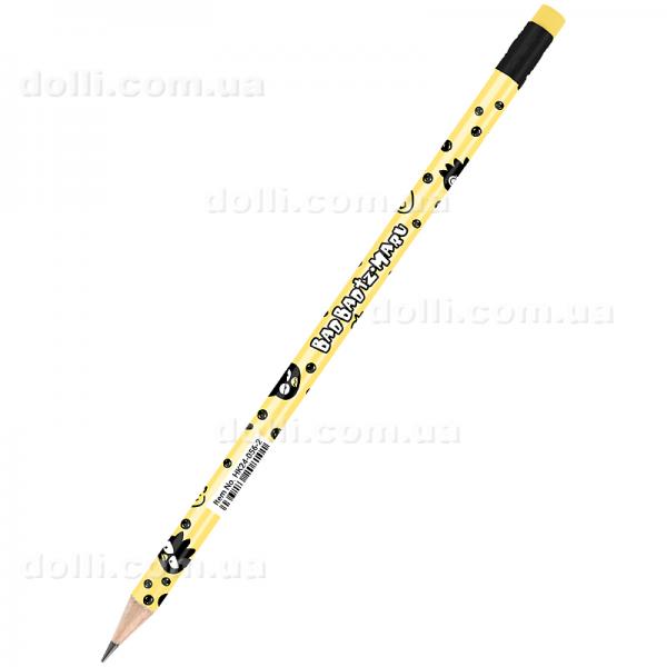 Карандаш графитный с ластиком Kite Bad Badtz-Maru HK24-056-2