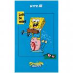 Блокнот-планшет Kite Sponge Bob SB25-195, A6, 50 аркушів, нелінований