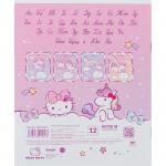 Зошит шкільний Kite Hello Kitty HK24-235-1, 12 аркушів, коса лінія