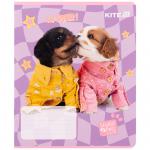 Зошит шкільний Kite Studio Pets SP25-232, 12 аркушів, клітинка