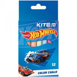 Крейда кольорова Kite Hot Wheels HW24-075, 12 штук
