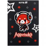 Блокнот-планшет Kite Aggretsuko AR25-194, A5, 50 листов, клетка