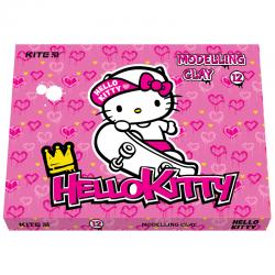 Пластилін восковий Kite Hello Kitty HK22-1086, 12 кольорів, 240 г