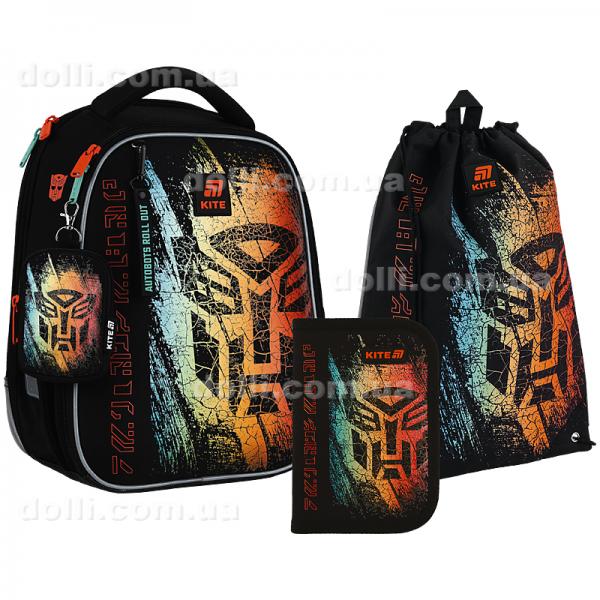 Школьный набор Kite Education Transformers Generations SET_TF25-555S (рюкзак, пенал, сумка)