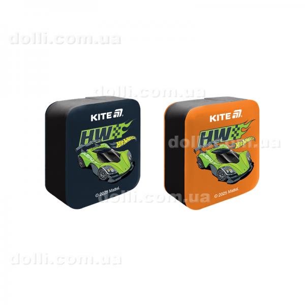 Точилка с контейнером прямоугольная Kite Hot Wheels HW25-116