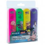 Маркер Highlighter Kite Naruto NR24-444, набор из 4-х цветов