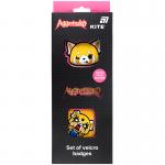 Набір бейджів на липучці Kite Aggretsuko AR26-3012, 3 шт.
