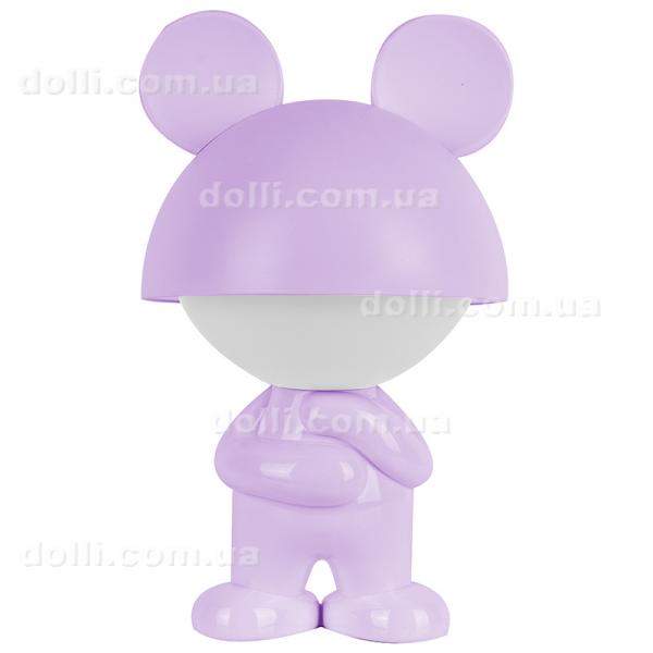 Светильник-ночник LED с аккумулятором Kite Dreamy Mouse K25-315-2-5, фиолетовый