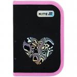 Пенал з наповненням Kite Love is K25-622H-3, 1 відділення, 2 відвороти