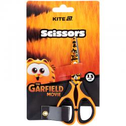 Ножиці дитячі з гумовими вставками і малюнком на лезі Kite Garfield GF25-148, 13 см