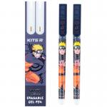 Ручка гелева "пиши-стирай" Kite Naruto NR24-069, синя, 2 шт. у пеналі