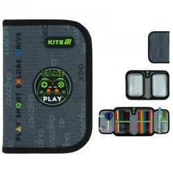Пенал с наполнением Kite Good Game K26-622H-2, 1 отделение, 2 отворот