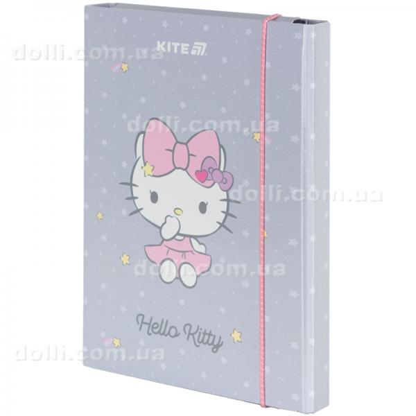 Папка для зошитів на гумці Kite Hello Kitty HK25-210-1, картон