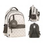 Рюкзак шкільний GoPack Education Beige Polka Dots GO26-182M-3